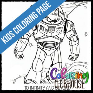 Buzz Lightyear - Toy Story Coloring Page