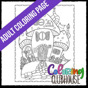 Fairy Motel Coloring Page PDF