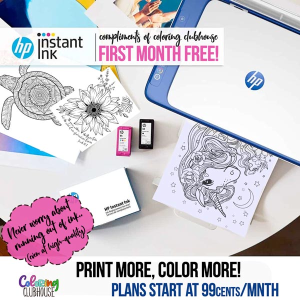 Get a free month of HP Instant Ink