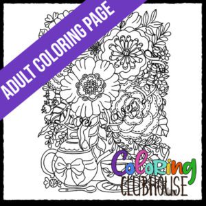 Live, Love, Laugh Coloring Page for Adults