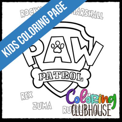 Chase Paw Patrol Coloring Page » Coloring Clubhouse