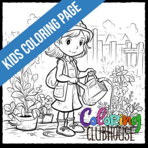 Stardew Valley Farmer Girl Coloring Page